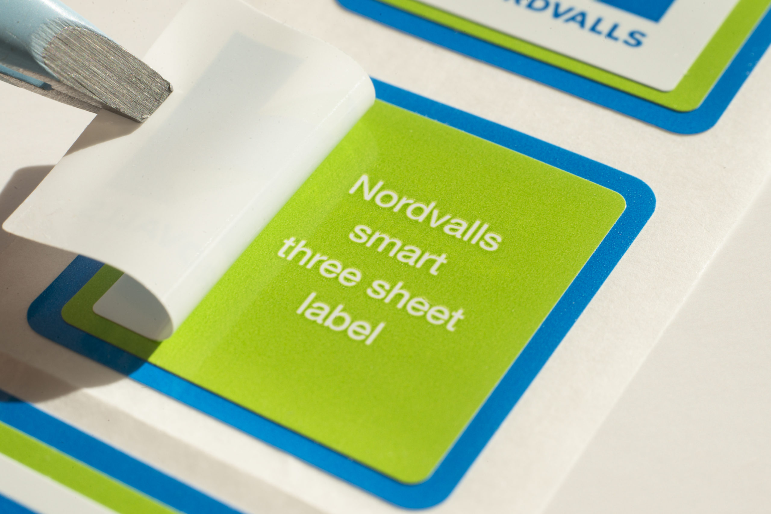 Nordvalls etikett folderetikett