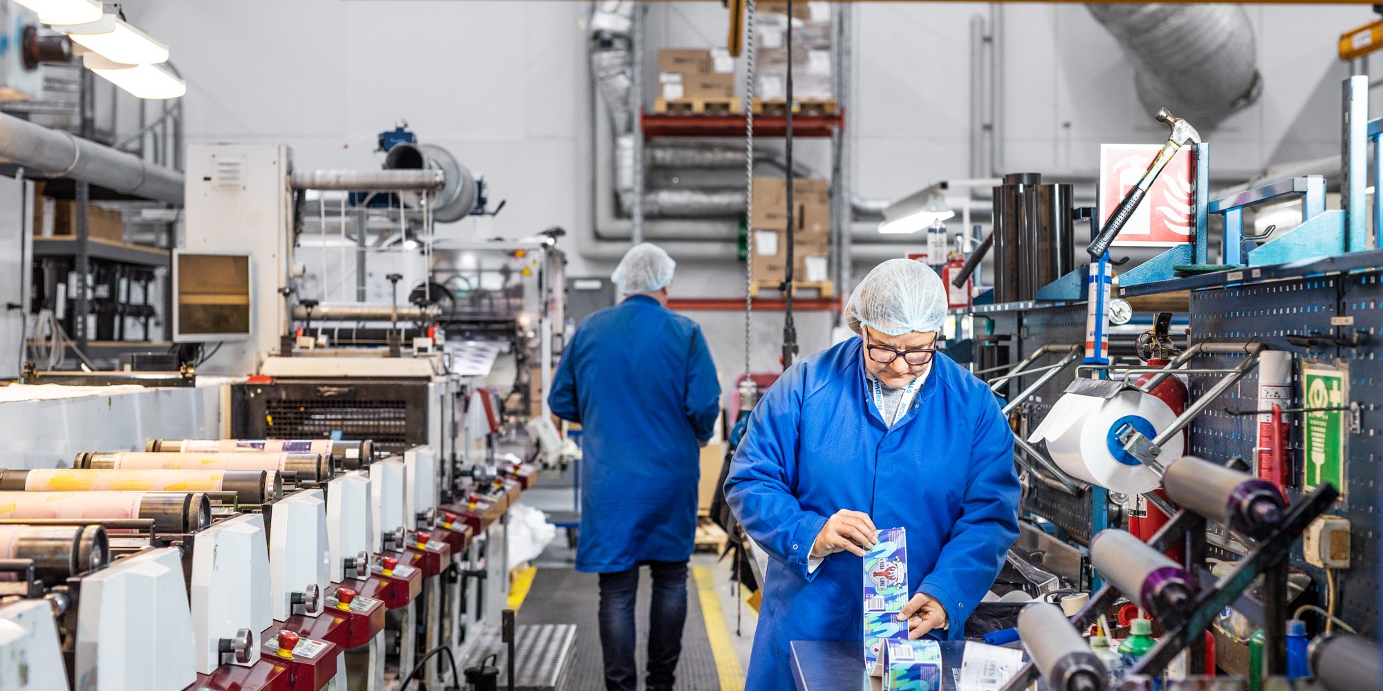 Nordvalls Tryckeri Mölnlycke kvalitetssäkring av etiketter