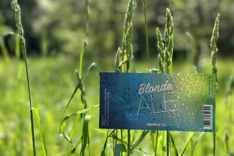 IMG_4419 2 Blonde Ale etikett från Nordvalls